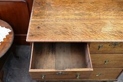 Early C19th Antique 4 Drawer Oak Chest of Small Dimensions 