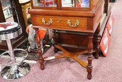 Early C20th Antique Mahogany Display Cabinet 