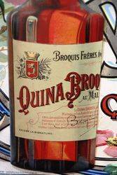 Early C20th Embossed Broquis Freres Tin Sign