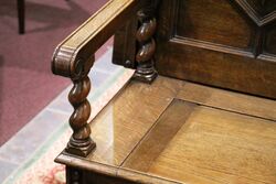 Early C20th English Monks Bench 