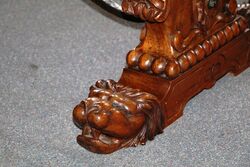 Early C20th French Walnut Draw Leaf Table  