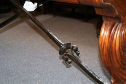 Early C20th French Walnut Draw Leaf Table  