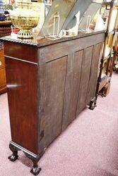 Early C20th Mahogany 3 Door 3 Drawer Bow Front Bookcase 