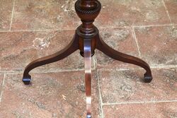 Early C20th Round Mahogany Bijouteri 