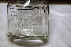 Early Castrol Wakefield Bow Tie 1 pint Bottle and Tin Top