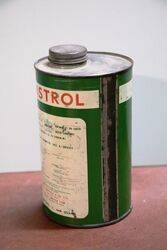 Early Castrol Wakefield One Quart Motor Oil Can