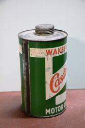 Early Castrol Wakefield One Quart Motor Oil Can