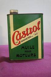 Early Castrol XL 2 Litres Oil Tin