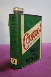 Early Castrol XL 2 Litres Oil Tin