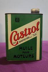 Early Castrol XL 2 Litres Oil Tin