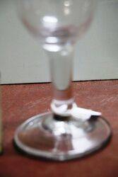 Early Circa 1820 Tasting Glass 