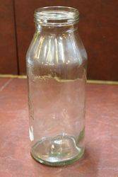 Early Embossed Shell Quart Oil Bottle