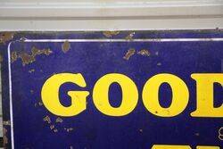 Early Good Year Tyres Rectangular Advertising Sign 