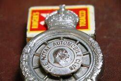 Early RAC Badge Bar Car Badge