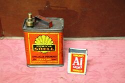 Early SHELL Junior Auto Lighters Tin.