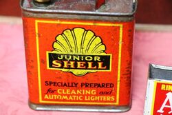 Early SHELL Junior Auto Lighters Tin