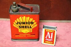 Early SHELL Junior Auto Lighters Tin