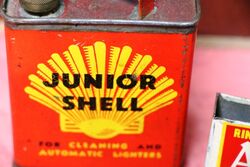 Early SHELL Junior Auto Lighters Tin