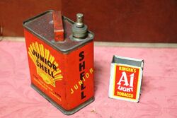Early SHELL Junior Auto Lighters Tin