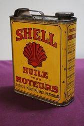 Early Shell 2 Litres Motor Oil Can