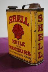 Early Shell 2 Litres Motor Oil Can