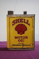 Early Shell 2 Litres Motor Oil Tin