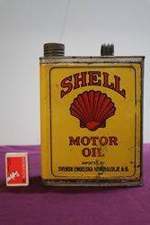 Early Shell 2 Litres Motor Oil Tin