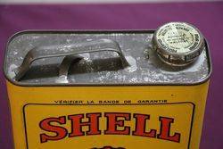 Early Shell Motor Oil 2 Litres Can In Wonderful Condition 