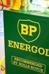 Early Single Pump BP Oil Cart 