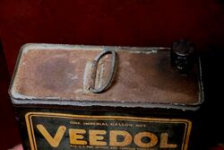 Early Veedol Neptune Extra Heavy 1 gal Motor Oil Tin