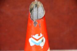 Early Vintage Ampol Chevron Tin Pourer Top