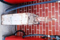 Early Vintage Hi Boy Garage Oil Dispenser. #