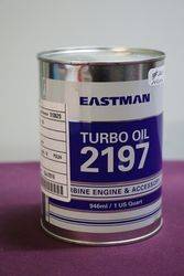 Eastman One Quart Turbo Oil 2197 Tin 