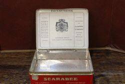 Ed Laurens Scarabee Cigarette Tin