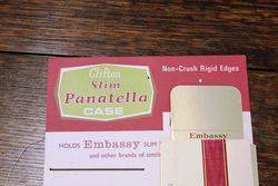 Embassy Cigarettes Shop Display Card With Dummy Packet 