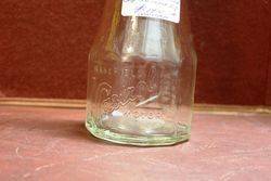 Embossed Castrol Pint Bottle With Original Tin Top