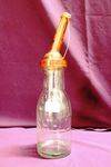 Embossed Shell 1ltr Oil Bottle With Plastic Top