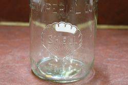 Embossed Shell Quart Oil Bottle