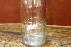 Embossed Texaco Quart Oil Bottle