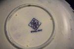 English Blue + White Large Cup + Saucer C1900