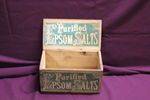 Epsom Salts Wood Advertising Display Box