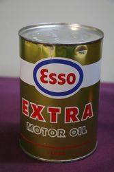 Esso Extra 20W40 MSDM One Litre Motor Oil Tin 