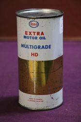 Esso Extra Motor Oil Tin