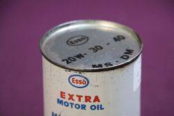 Esso Extra Motor Oil Tin