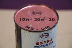 Esso Extra Motor Oil Tin