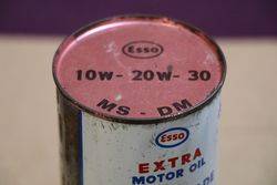 Esso Extra Motor Oil Tin