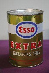 Esso Extra Motor Oil  20W-40 MS -DM 1 Litre Tin 