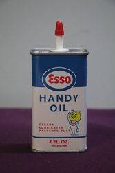 Esso Handy Oil 4 Fluid Ozs Tin 