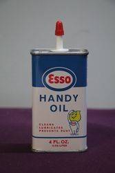 Esso Handy Oil 4 Fluid Ozs Tin 