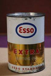 Esso One Litre Motor Oil Tin